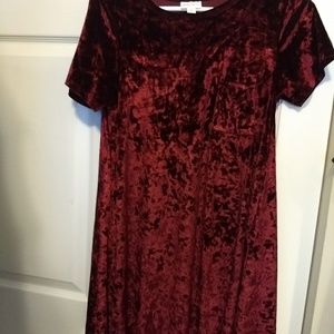 LuLaRoe crushed velvet Carly